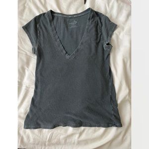 Grey Free Peopke V Neck